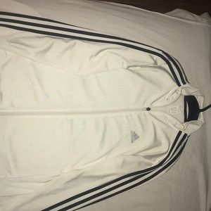 All white adidas sweater